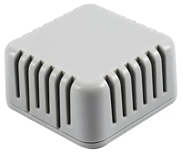 Boîtier miniature ventilé HAMMOND IP30, Gris clair, 40 × 40 × 20 mm