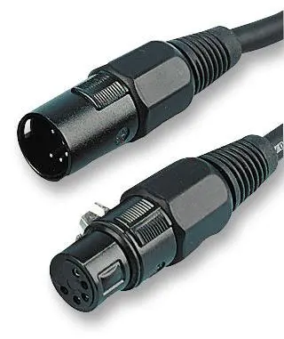 DAP AUDIO 5-Pin XLR DMX Cable, 6m, Black