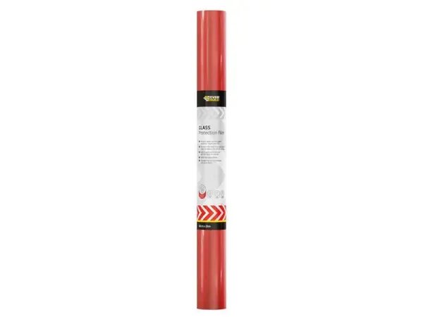 Everbuild Sika Glass Protector Film, Red, 600mm x 25m