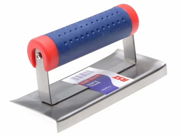 R.S.T. Cement Edger with Soft Touch Handle, 6 x 3in