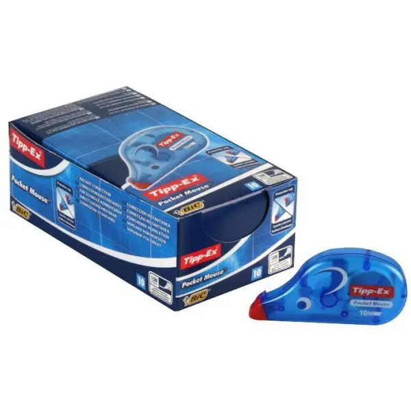 Tipp-Ex Pocket Mouse 4.2mm x 10m Correction Tape, Pack of 10