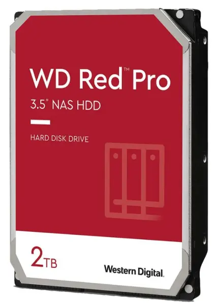 WD Red Pro NAS 3.5″ Internal HDD, 2TB 7200RPM, SATA 6Gb/s