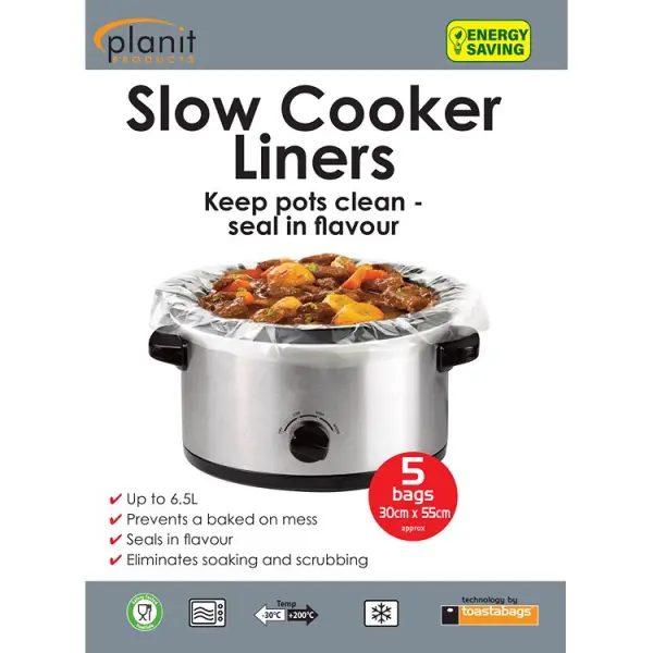 Planit Products Slow Cooker Liners 5 Pack