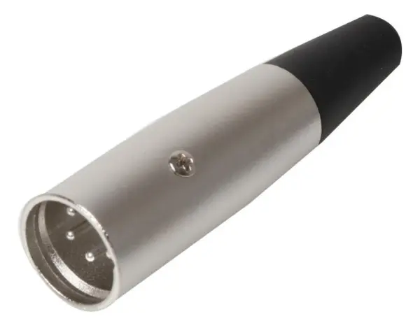 PRO SIGNAL XLR Plug, 4-polig, vernikkeld