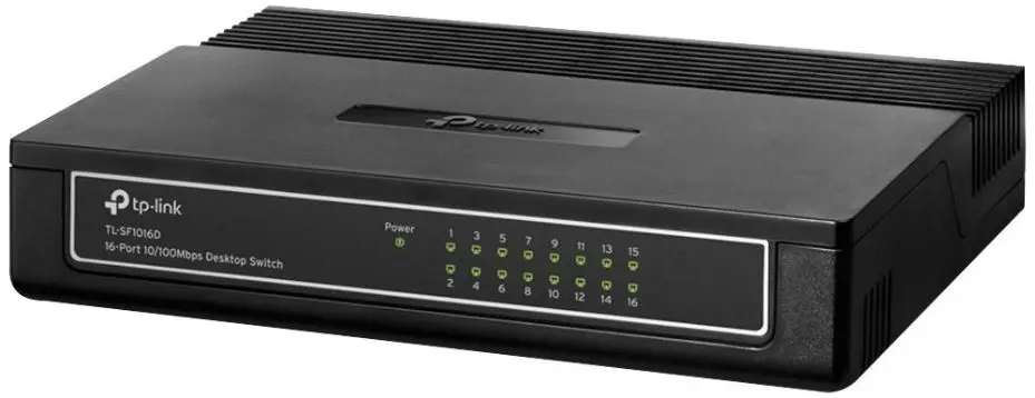 TP-LINK 16-Θύρα Fast Ethernet Απρύθμιστος Μεταγωγέας