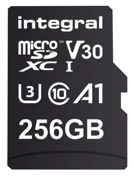 INTEGRAL UltimaPro MicroSDXC UHS-I U3 V30 A1 256GB - Carte mémoire haute perf.