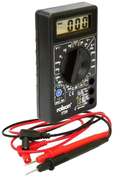 Rolson 27259 500V AC/DC Digital Multimeter with Test Leads