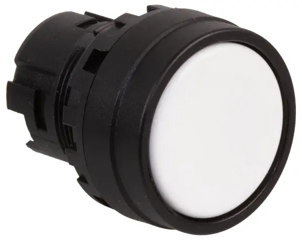 IDEC Maintained Push Button Switch Actuator, 22mm, IP65 - White