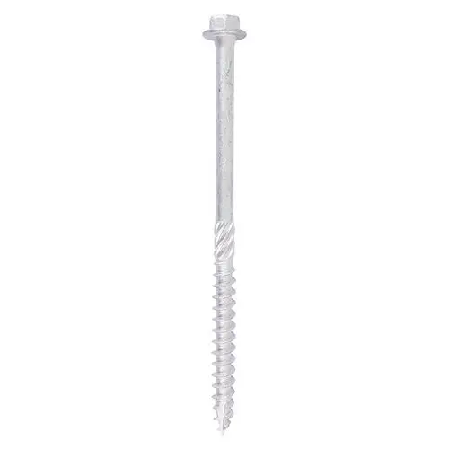 Timco Heavy Duty Timber Screws, Hex Head, Size 10 x 100mm, 10-Pack