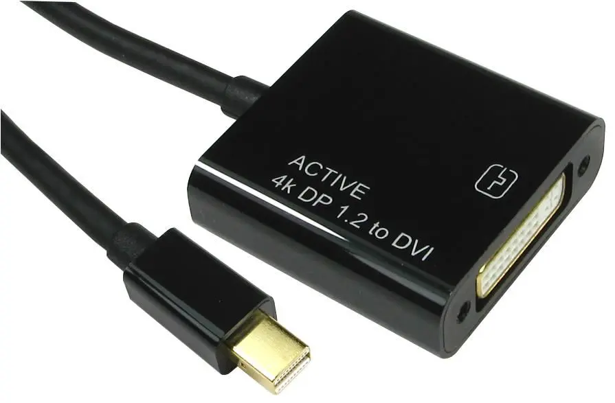 PRO SIGNAL Mini DisplayPort to DVI Adaptor, 4K Support, 200mm
