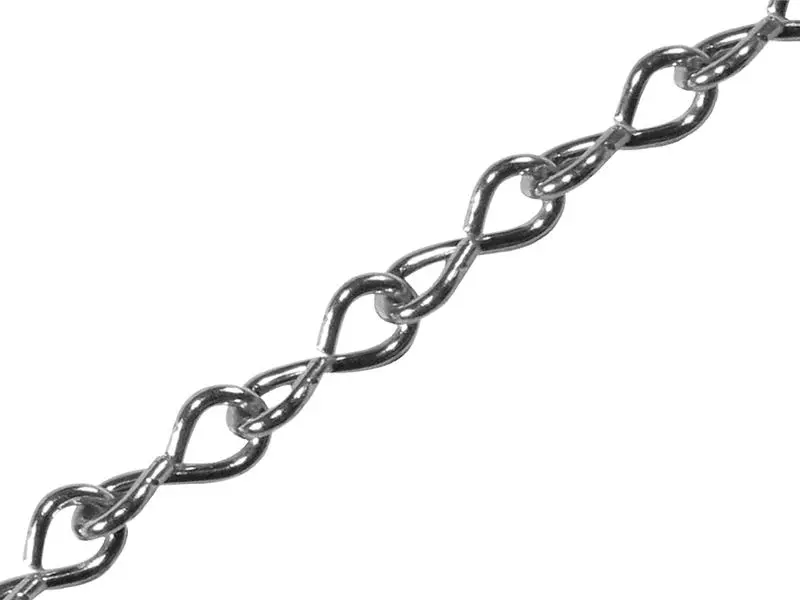 Faithfull Jack Chain, Zinc Plated, 2mm x 2.5m