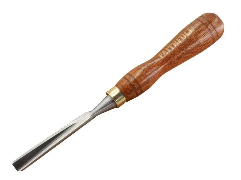 Faithfull V-Straight Carving Chisel, 9.5mm (3/8in)
