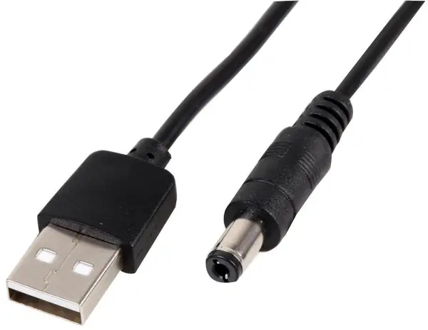 PRO SIGNAL USB to 5.5mm Barrel DC Power Cable, 1m
