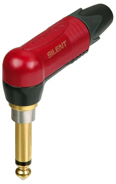 NEUTRIK Enchufe Macho Angulado 6.35mm con Silenciamiento