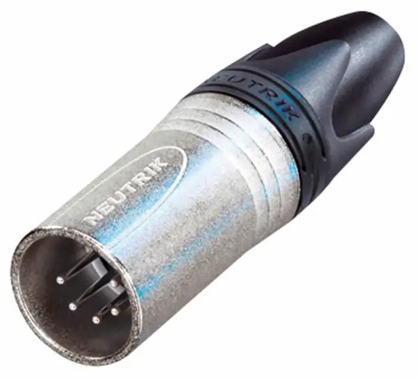 NEUTRIK - Pluga XLR Fireann 5-Pólach NC5MXX le Comhlacht Nicil