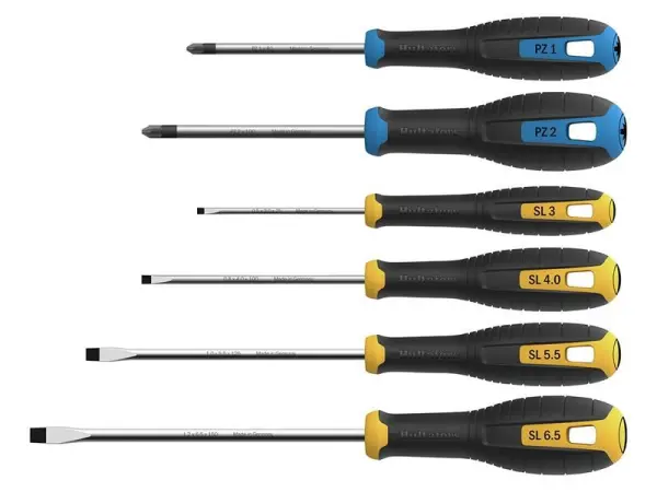 Hultafors 6-Piece Pozidriv & Slotted Screwdriver Set