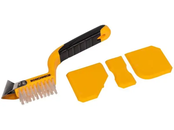 Roughneck - Tacsáid Deisiúcháin Grout agus Seilte le Scuab agus Feistitheoirí