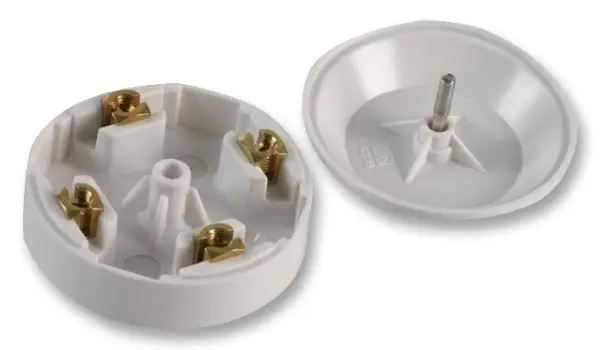 Pro Elec Mini Junction Box, 20A, 4 Terminal, 57mm, White