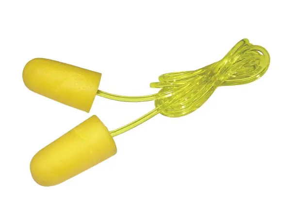 Scan Foam Earplugs with Cord, 6 Pairs