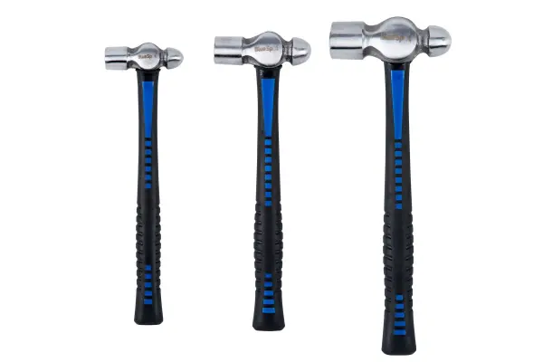 Blue Spot Tools 3-Piece Ball Pein Hammer Set with TPR Handle
