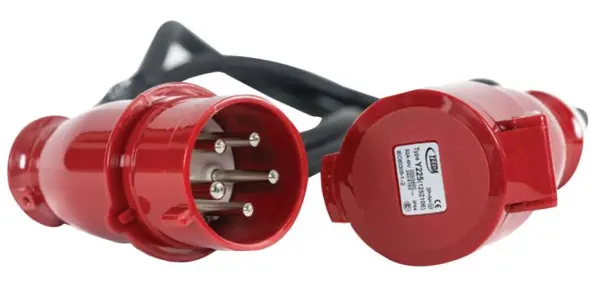 JETHEAT 30kW 63A 산업용 히터 전원 케이블, 2미터, 3상