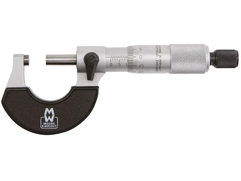 Moore & Wright 1961M External Micrometer 0-25mm, ±0.003mm Accuracy