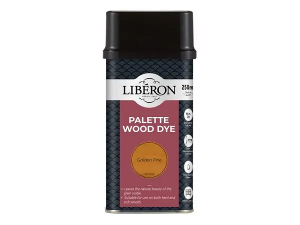 Tinte para Madera Liberon Palette, Pino Dorado, 250ml