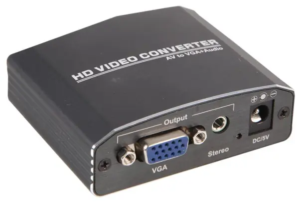PRO SIGNAL Composite AV to VGA Converter with Scaler