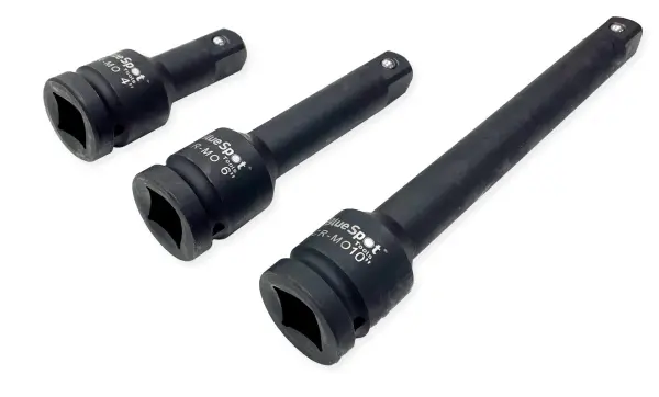 Blue Spot Tools 3/4英寸驱动冲击加长杆套装（4英寸, 6英寸, 10英寸）