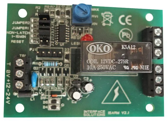 INTERFACE SOLUTIONS מודול ממסר מתקדם 0-15 דקות