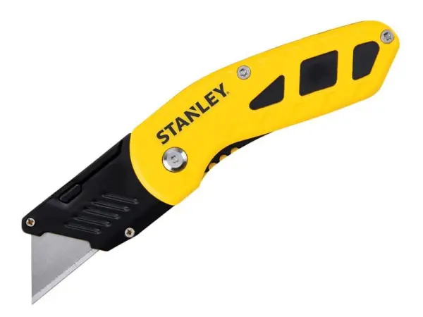 STANLEY Compact Fixed Blade Folding Knife with Liner Lock