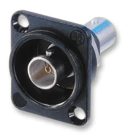 NEUTRIK NBB75DFIB BNC Paneelconnector Socket naar Socket Doorvoeradapter, 75 o