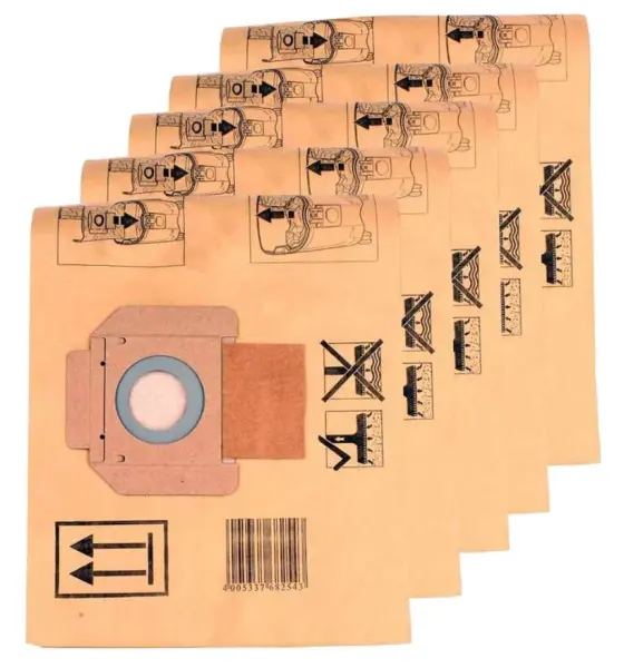 MAKITA Sacchi per Aspirapolvere M Class, 5 Pezzi