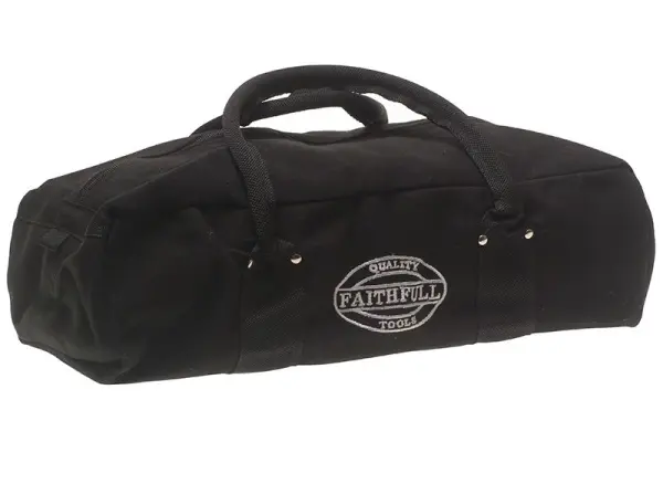 Faithfull Zip Top Holdall, 61cm Durable Canvas Bag