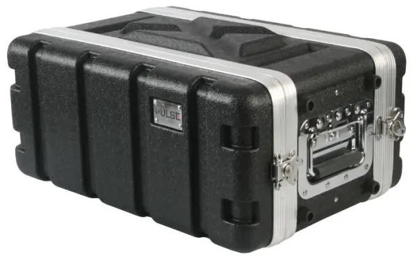 PULSE 19'' Rack ABS Flight Case - 4U Short (Black)