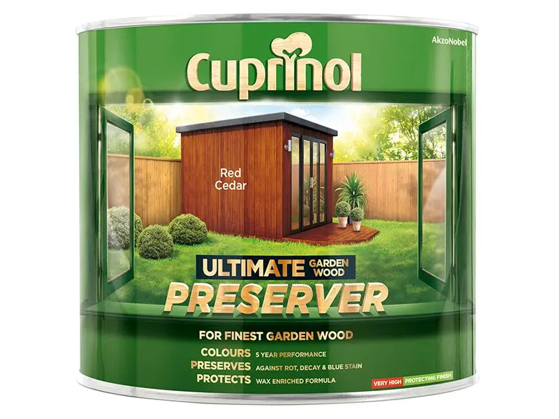 Cuprinol Ultimate Tuinhout Beschermer - Red Cedar, 1 Liter