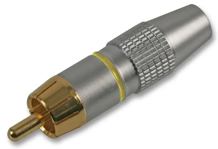 Connecteur Phono PRO SIGNAL haute qualité, jaune