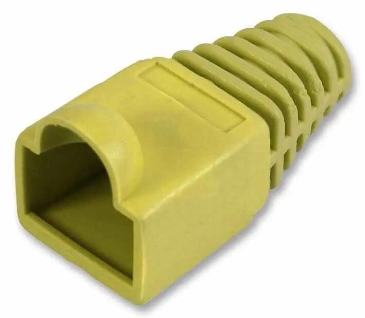 Pro Power 6mm Yellow Strain Relief Boot, 10 Pack