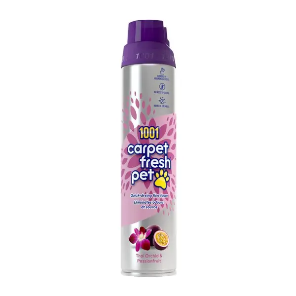 1001 Carpet Fresh Thai Orchid & Passion Fruit Pet Odour Remover 300ml