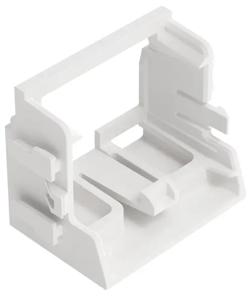 WAGO 10 Way Mounting Carrier for 221 Series, Snap-in Mount - White