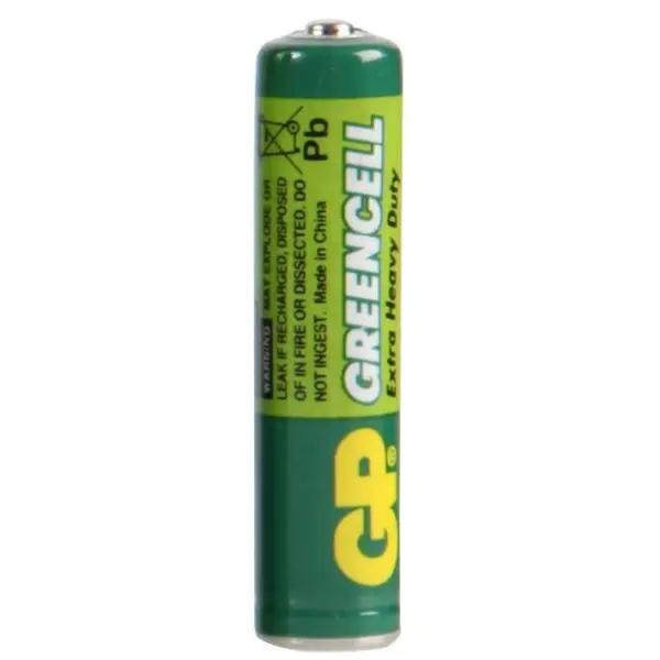 GP Batteries Greencell Heavy Duty Zinc Chloride AAA Batteries