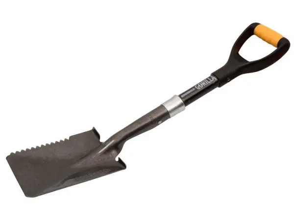Roughneck Gorilla Sharp-Edge Square Micro Shovel