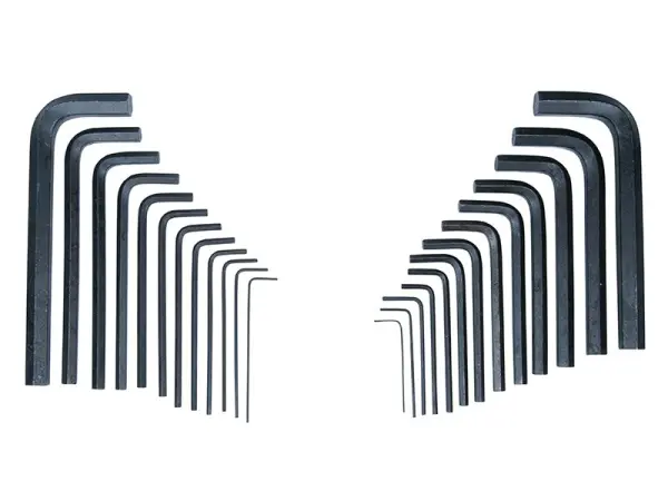 BlueSpot Tools - Set Kekunci Allen Metrik & Imperial 25 Keping dalam Pouch