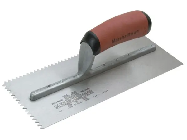 Marshalltown M701SD V Notched Trowel, DuraSoft Handle, 280 x 115mm