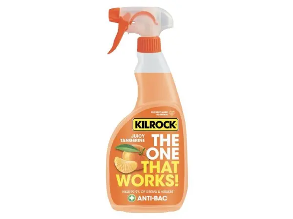 Kilrock Multi-Flächen Antibakterieller Reiniger, Orangen-Duft, 813g