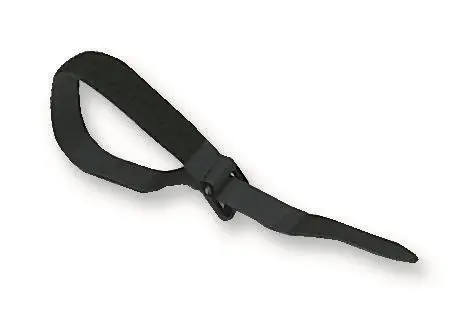 Panduit Tak-Ty HLC3S-X0 Hook & Loop Cable Tie, Black, 305mm (Pack of 10)