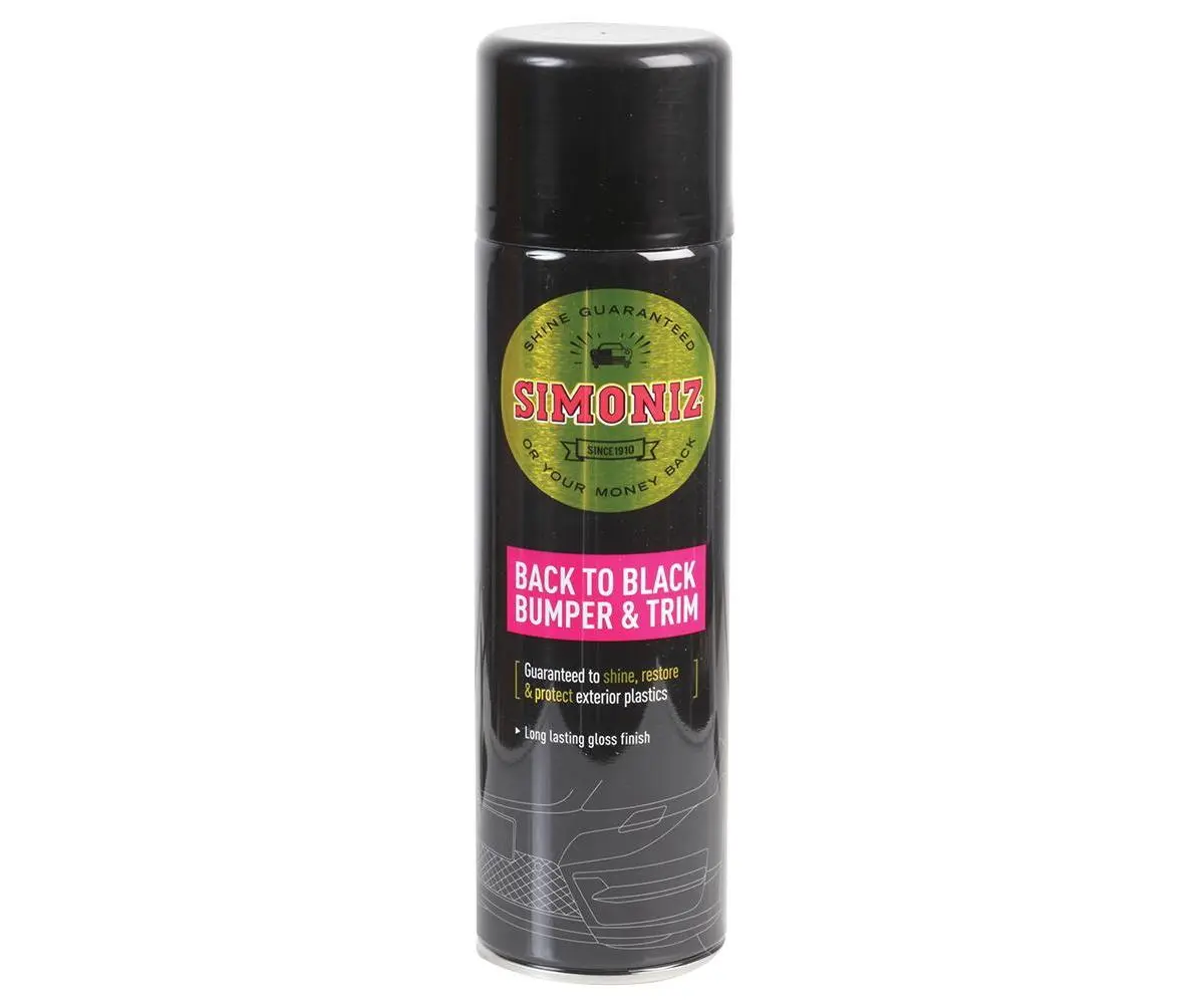 SIMONIZ Nettoyant et Restaurateur pour Plastique Noir Back to Black, 500ml