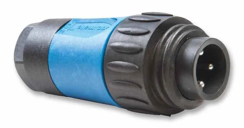 Amphenol Plug, Free 3 Pole + E, Screw