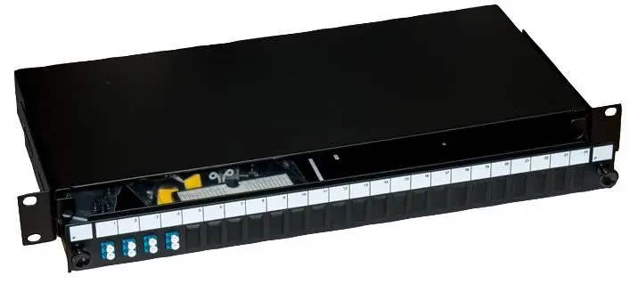 Connectix 4 Duplex LC Singlemode Sliding Fibre Patch Panel