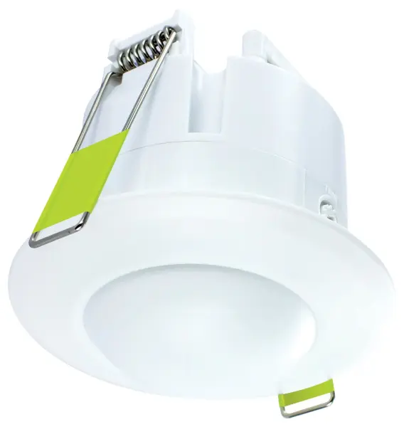 Integral Recess Mount Microwave Sensor, IP20, White